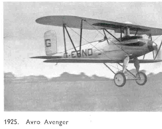 The Avro Avenger, an all-metal single-seater fighter