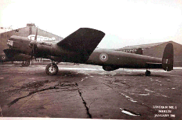 The Avro Lincoln bomber aircraft